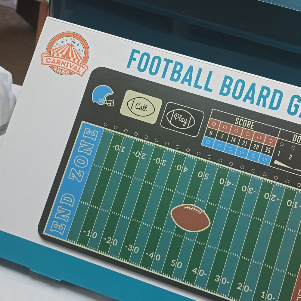 NEW Large Wooden FOOTBALL Board Game Carnival Shop Berkshire UNPLAYED